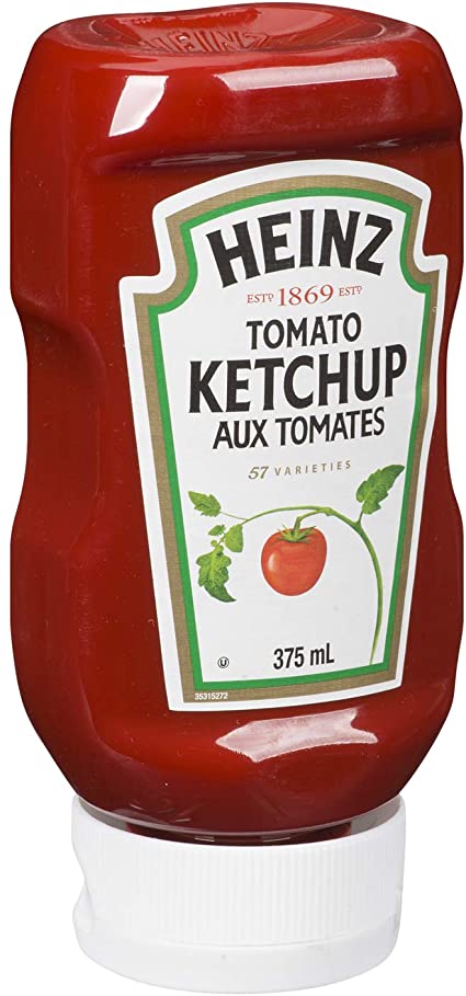 Heinz Ketchup Squeeze Up/Dwn - F/Serv ea/375ml
