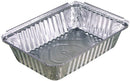 Pactiv Foil 2.25 lb Oblong w/Lid 200/cs