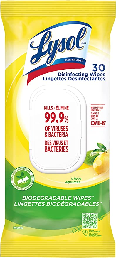 Lysol Wipes (Disinfecting) - Citrus  12x35's