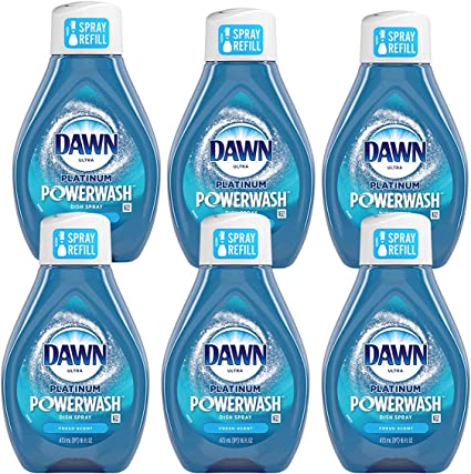 Dawn Dish Powerwash Spray Platinum 6x473mL