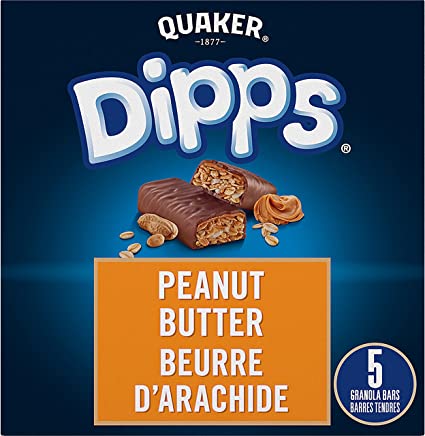 Quaker Dipps Granola Bar - Peanut Butter ea/187gr