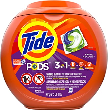 Tide Laundry Pods Liquid - Spring Meadow 4x42's