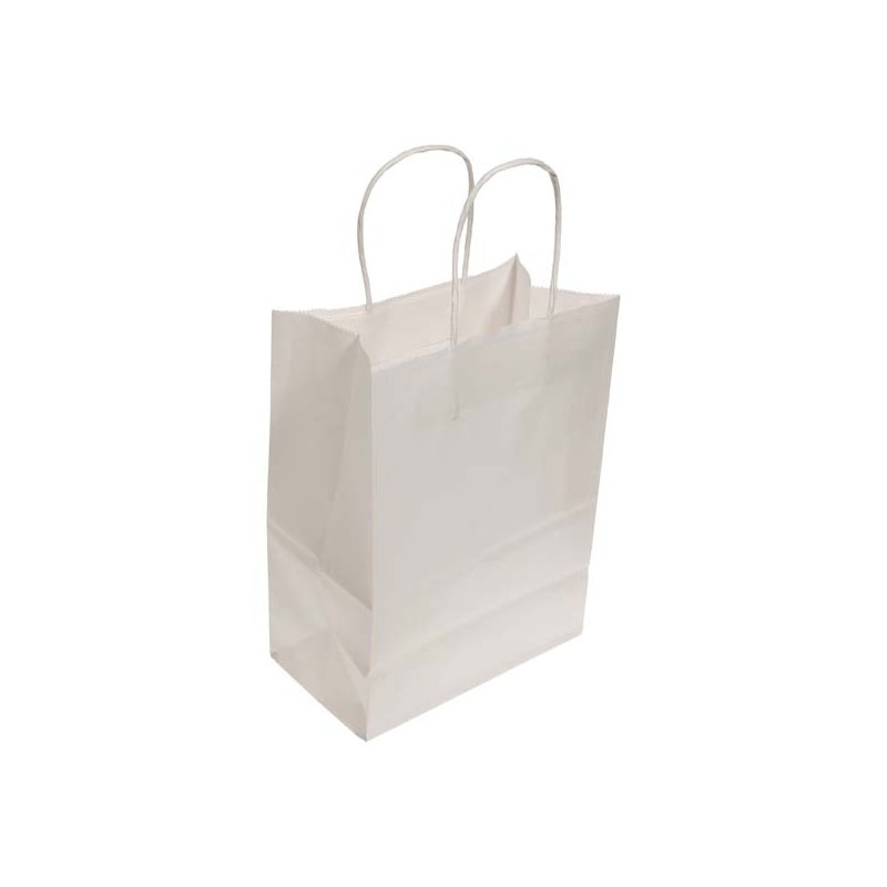Carry Out Bag w/Handle 8X4.75X10.5 (Tempo) 250/cs