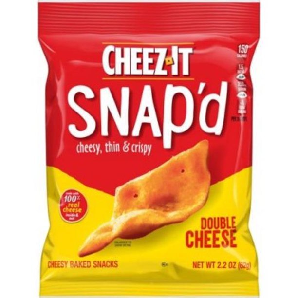 Kellogg Cheez-It Snap'd Double Cheese 6x62g