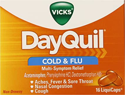Vicks Dayquil Vapocool Cold & Flu Caplets  3x24's