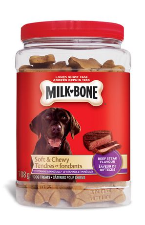 Milkbone Dog Treats Beef Steak  6x708gr
