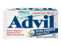 Advil Extra Strength Liquid Gels  ea/80's