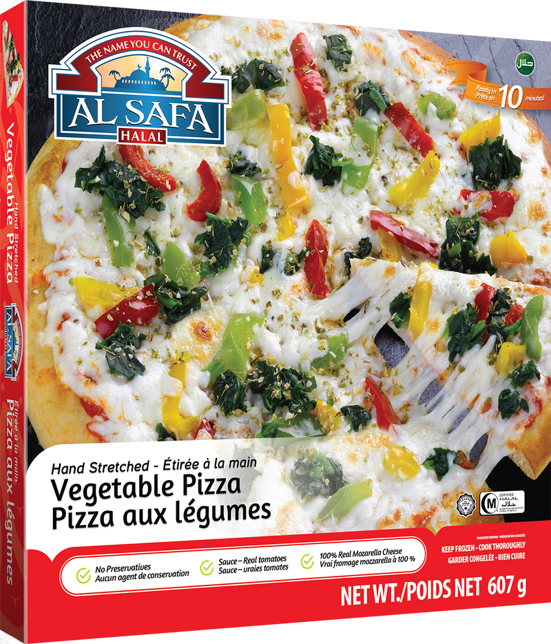 Al Safa Pizza - Veggie (Halal) 12x607gr