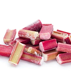 Alasko Frz. Fruit -  Rhubard Sliced IQF  5x1kg