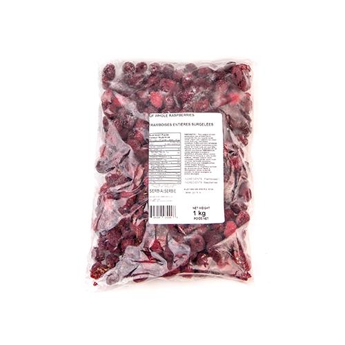 Alasko Frz. Fruit - Raspberries Whole IQF  5x1kg