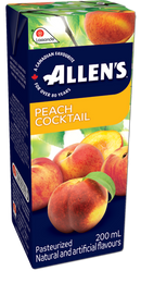 Allen's Juice - Peach Cocktail (Tetra) (4x8's) 32x200ml