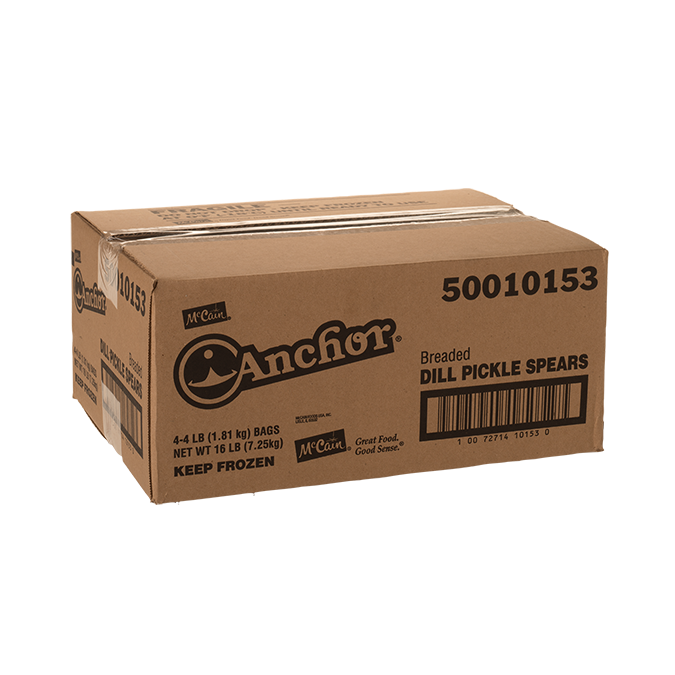 Anchor Dill Pickle Spears (Breaded) (54/ bag) ea/4 lbs