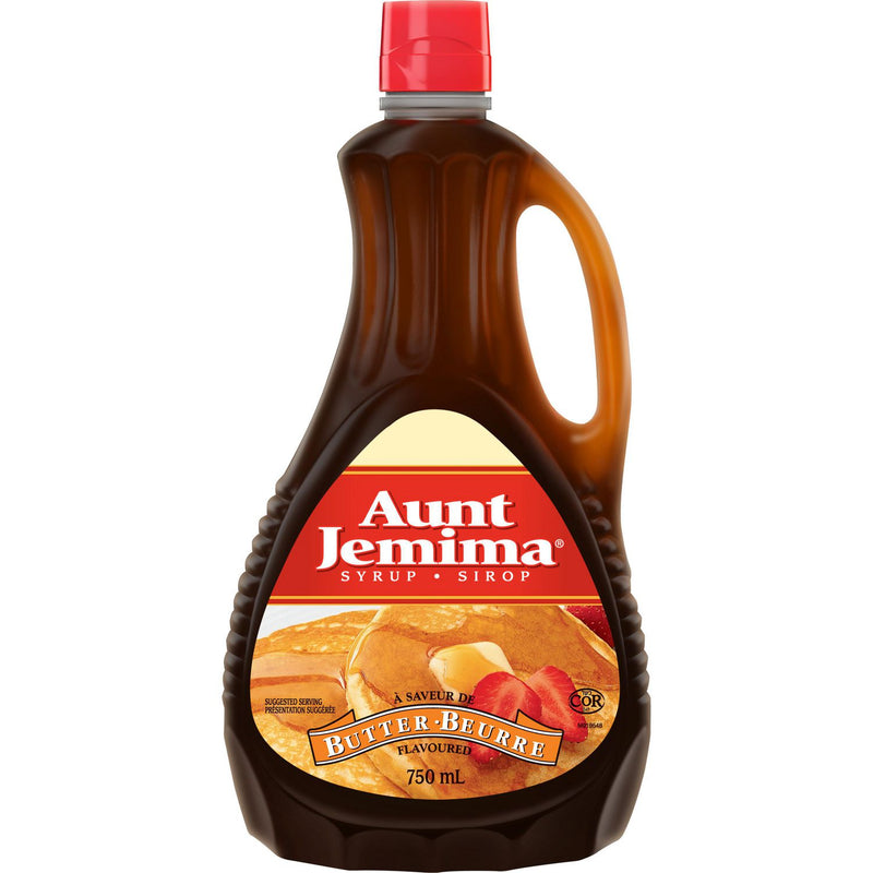 Aunt Jemima Table Syrup - Butter Flav. 6x750ml