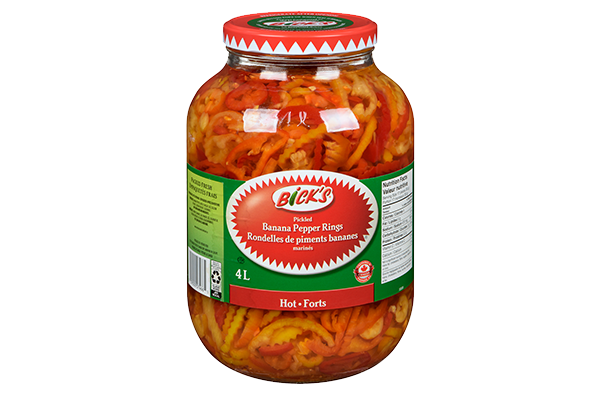 Bicks Hot Pepper Rings 2x4L