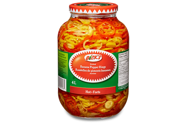 Bicks Hot Pepper Rings ea/4L