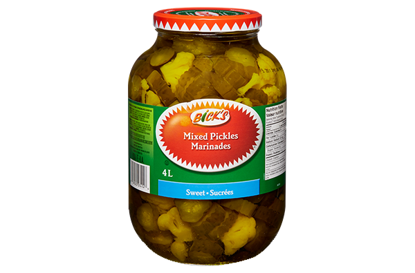 Bicks Sweet Mixed Pickles ea/4 l