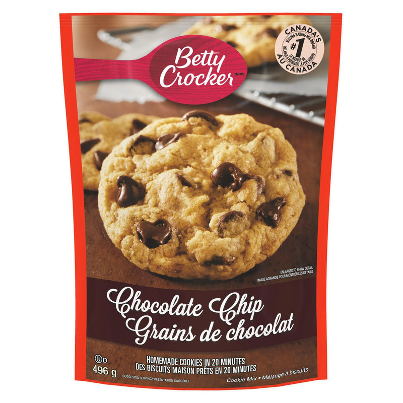 Betty Crocker Cookie Mix - Choc. Chip 12x496gr