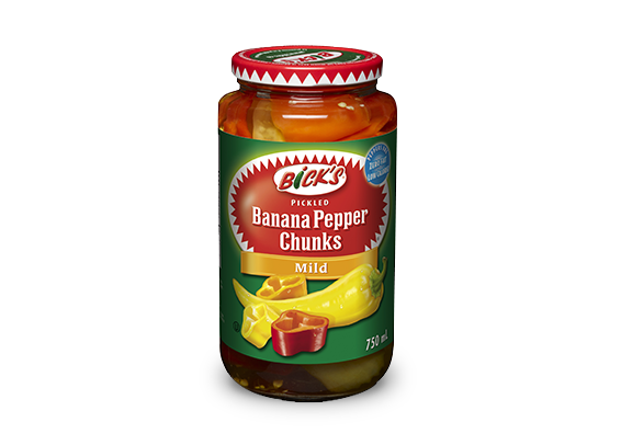 Bicks Banana Pepper Chunks - Sweet 12x750ml