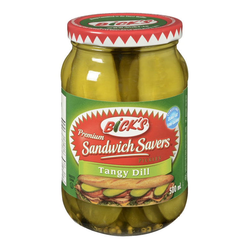 Bicks Pickles - Tangy Dill Snack Em's 12x500ml