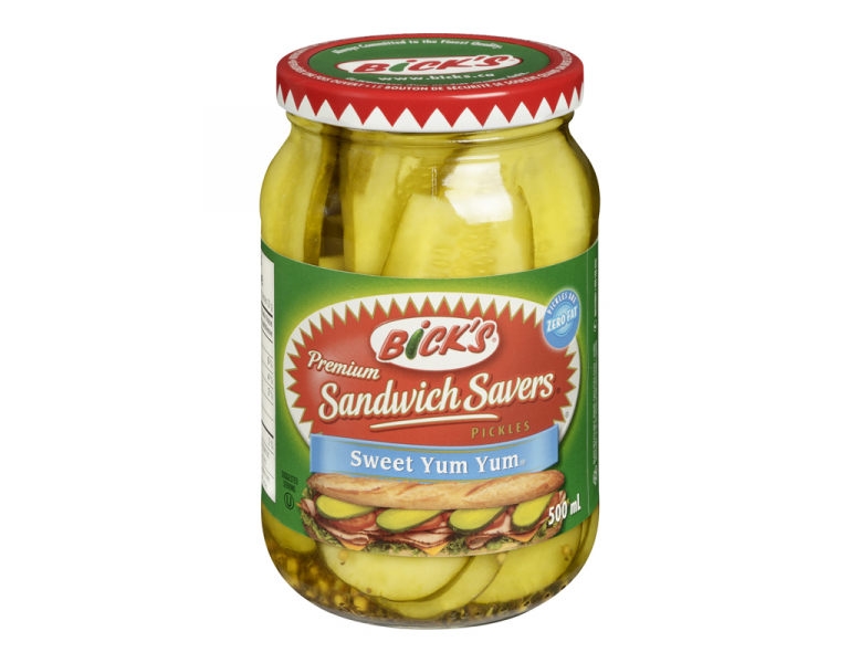 Bicks Pickles - Yum Yum Sand. Stacker ea/500ml