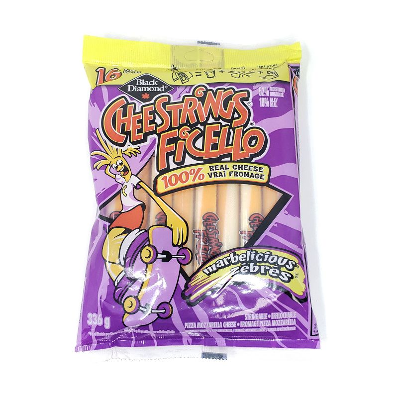 Black Diamond Cheese Strings ea/336gr