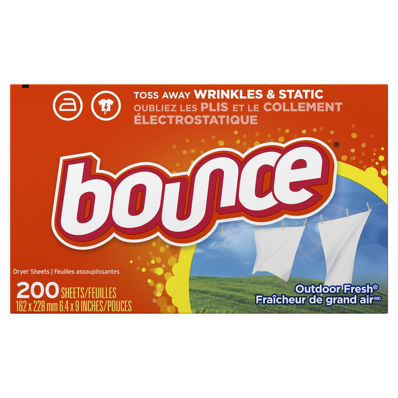 Bounce Dryer Sheets - Outdoor Fresh 6x200ct