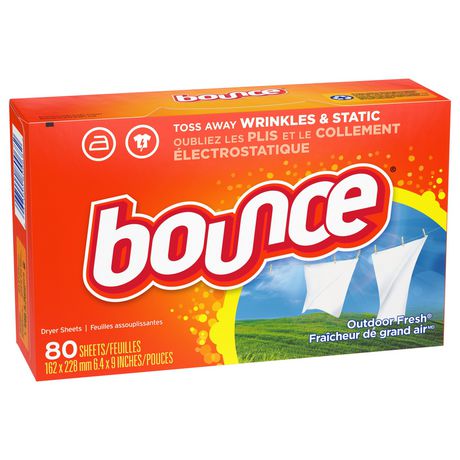 Bounce Dryer Sheets - Outdoor Fresh ea/80's