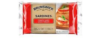 Brunswick Sardines - Tomato Sauce ea/106gr