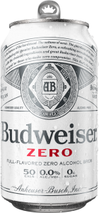 Budweiser Zero Beer (0.5% Alcohol) Cans 12x473ml