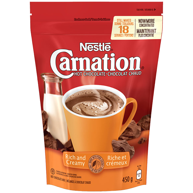 Carnation Hot Choc Bag 8x450gr