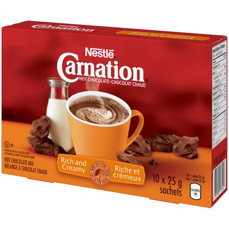 Carnation Hot Chocolate - Reg. (25gr/pkg) ea/10's