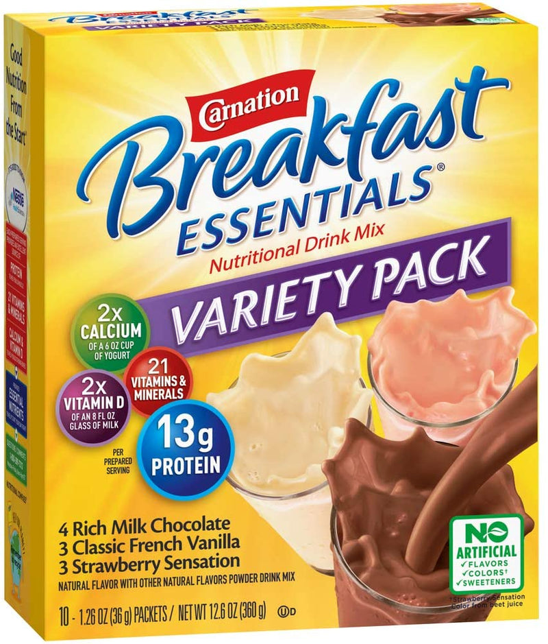 Carnation Instant Breakfast - Assorted (40gr/pkg)  6x10's