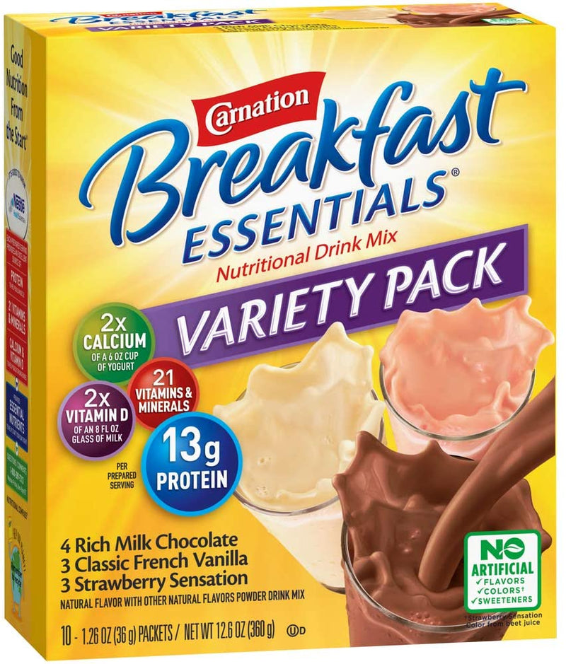 Carnation Instant Breakfast - Assorted (40gr/pkg)  ea/10's