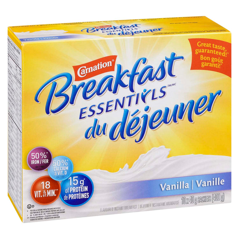 Carnation Instant Breakfast - Vanilla (40gr/pkg)  ea/10's