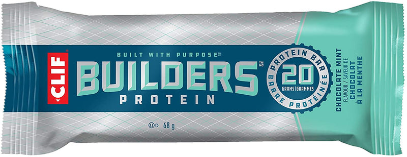 Clif Bars - Builder Chocolate Mint 12x68g