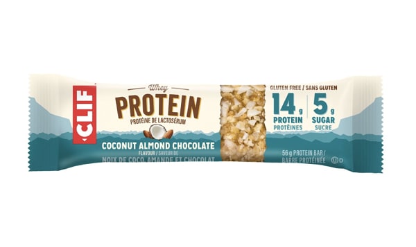 Clif Bars - Whey Protein Coconut/Almond/Chocolate 8x56g