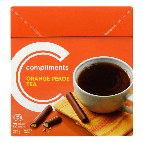 Compliments Orange Pekoe Tea  EA/72pk