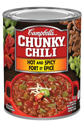 Campbells Chili Chunky - Hot & Spicy 12x425gr