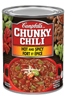 Campbells Chili Chunky - Hot & Spicy ea/425gr