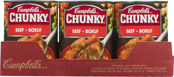 Campbells Soup Chunky - Beef 12x515ml