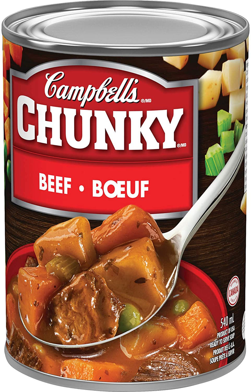 Campbells Soup Chunky - Beef Vegetable ea/515ml