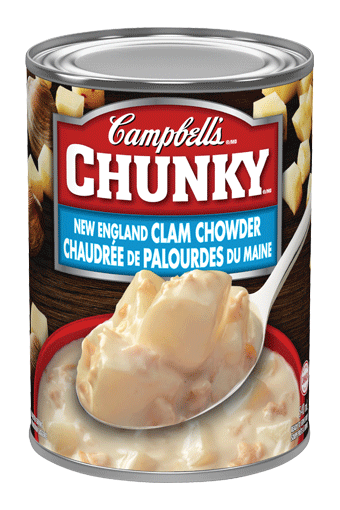 Campbells Soup Chunky - N/Eng Clam Chowder ea/515ml