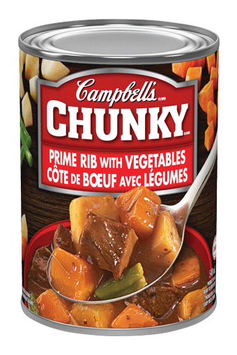 Campbells Soup Chunky - Prime Rib w/Veg ea/515ml