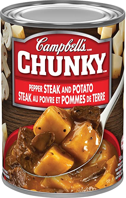 Campbells Soup Chunky - Steak & Potato 12x515ml