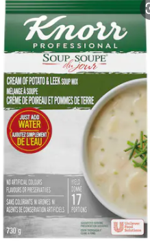 Lipton Soup - SDJ Cream of Potato & Leek  4x730gr