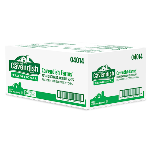 Cavendish Potato Dollars Crinkle  6x5#