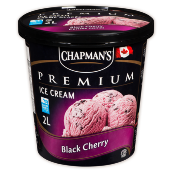 Chapmans Frozen Yogurt - Black Cherry  4x2 lt