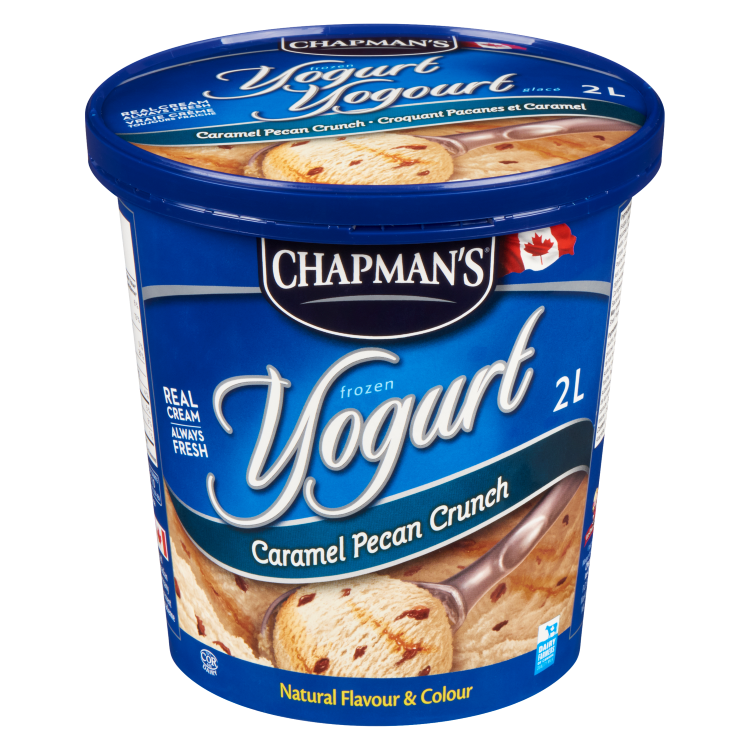 Chapmans Frozen Yogurt - Carm Pecan  4x2 lt