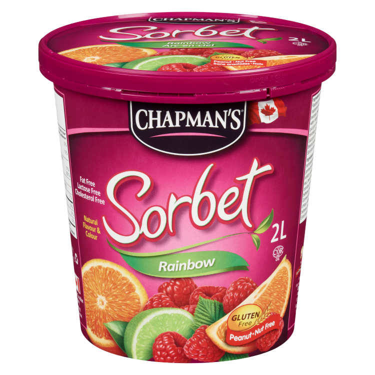 Chapmans Sorbet - Rainbow 4x2 lt