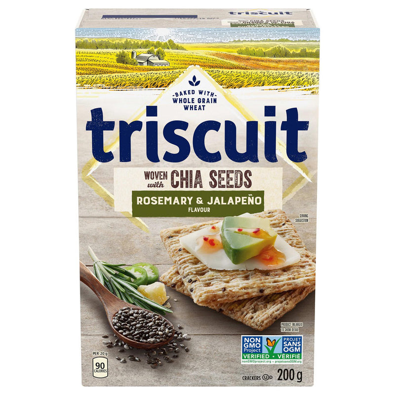 Christie Crackers - Triscuit Rosemary/Jal/Chia ea/200gr